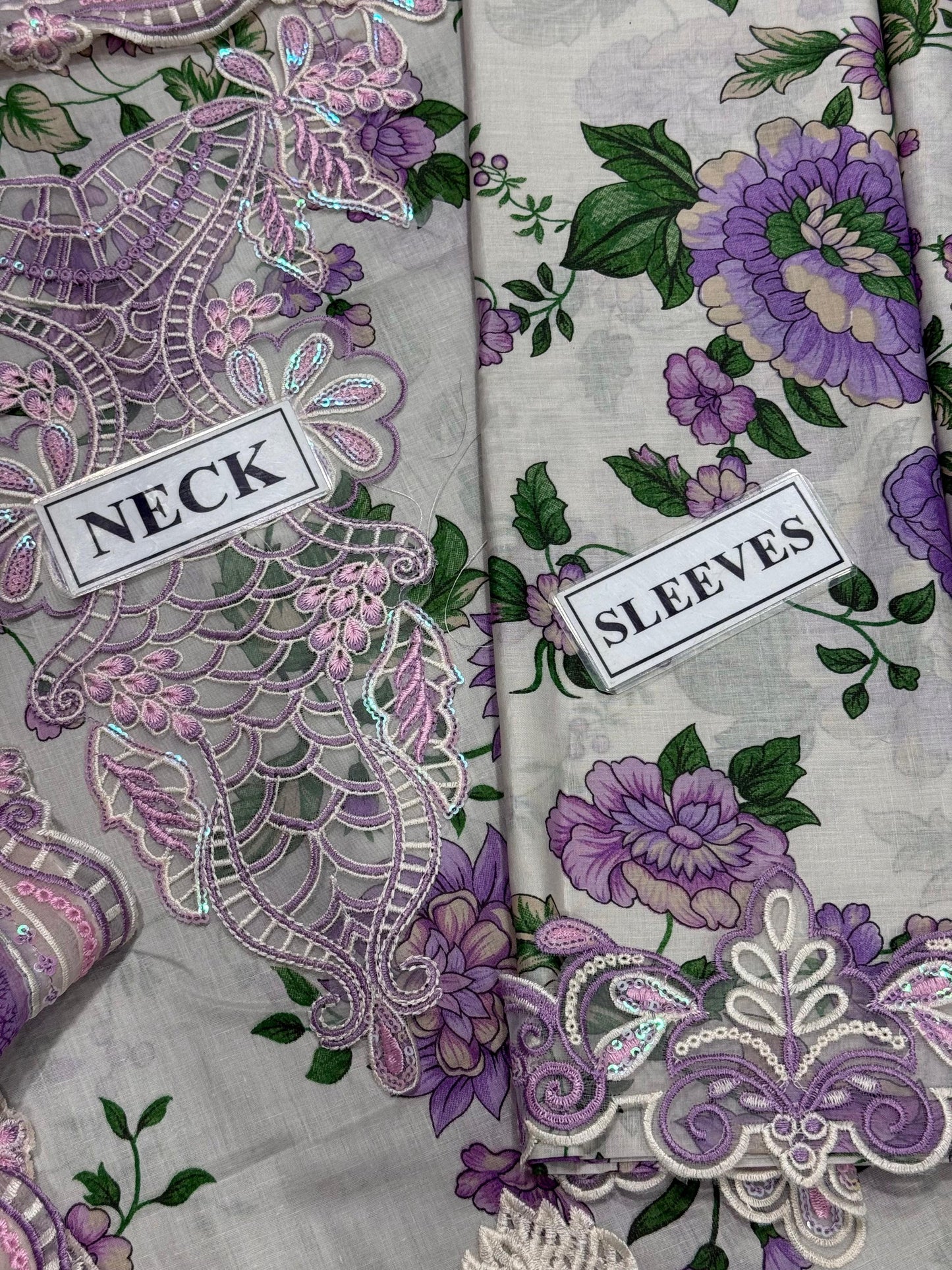 Nureh Embroidered Lawn 3 Piece Unstitched Suit NL-WM-NE-231