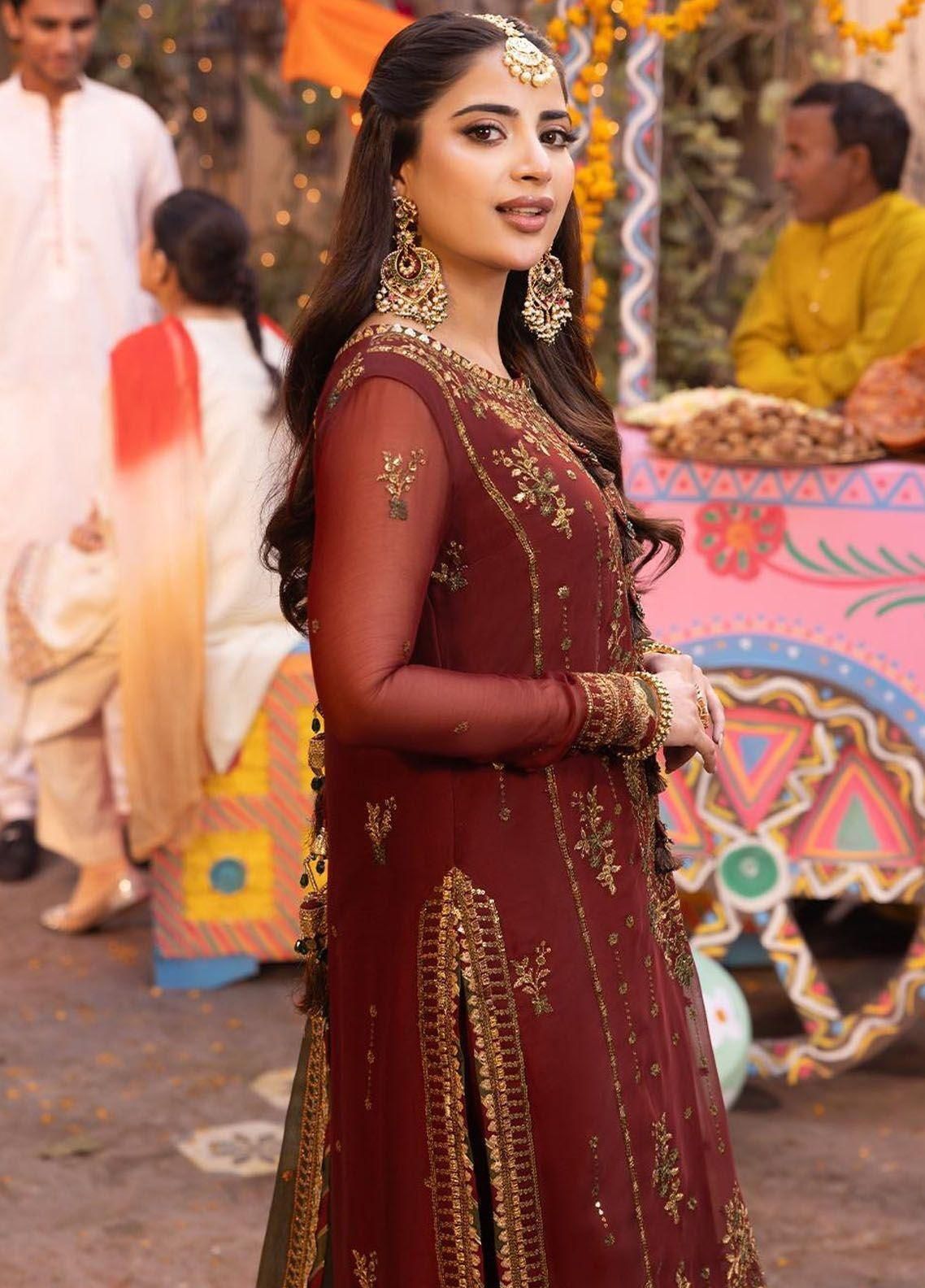 Asim Jofa - Embroidered Chiffon 3 Piece Unstitched Suit AJ-24-Party Wear