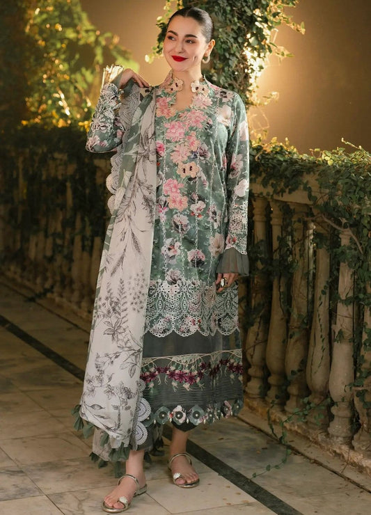 Chicken Kari Lawn 3 Piece Unstitched Suit -Arabella- Summer Collection
