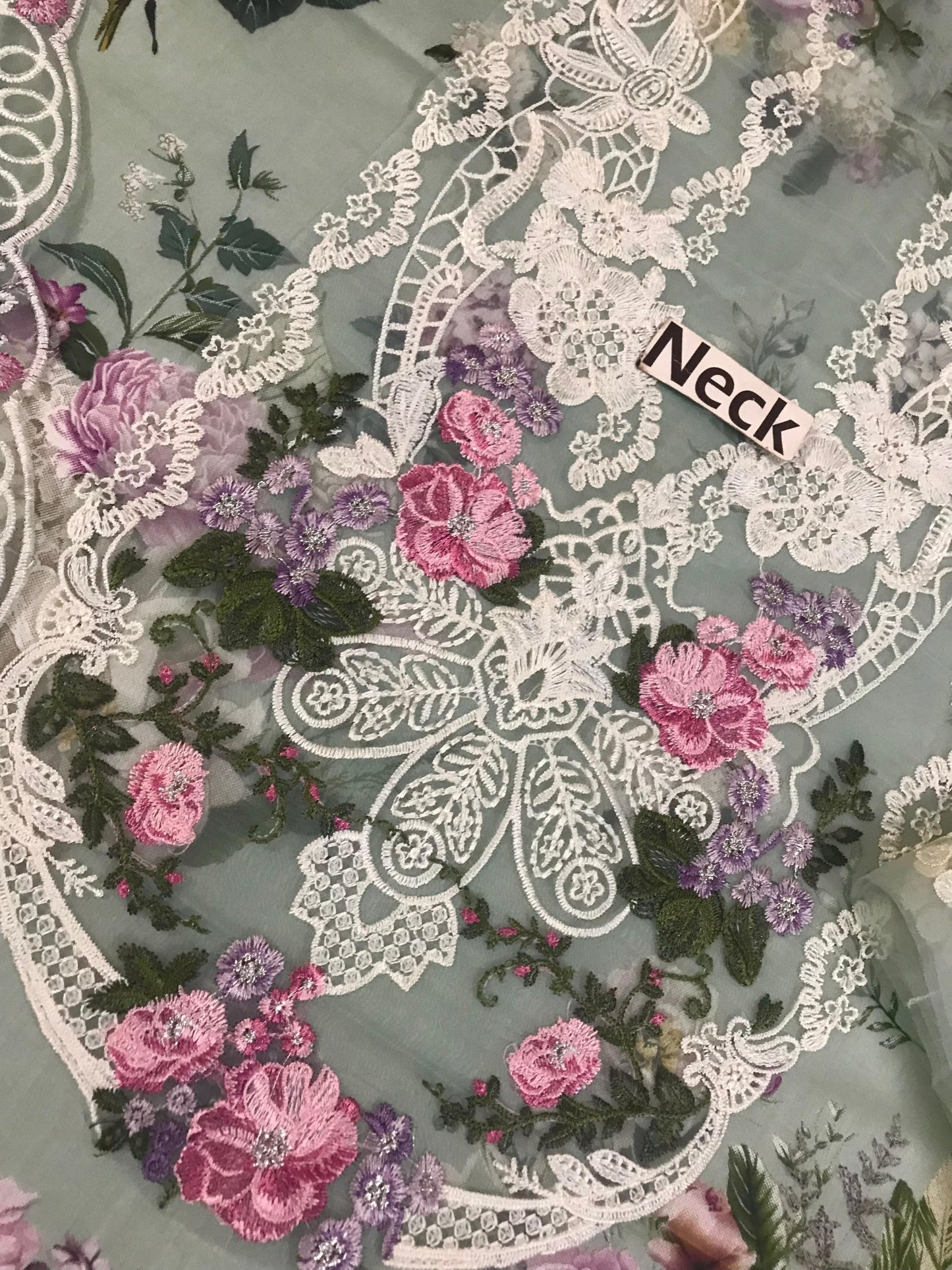 Elaf Embroidered Lawn 3 Piece Unstitched Suit EL-ESA-4B