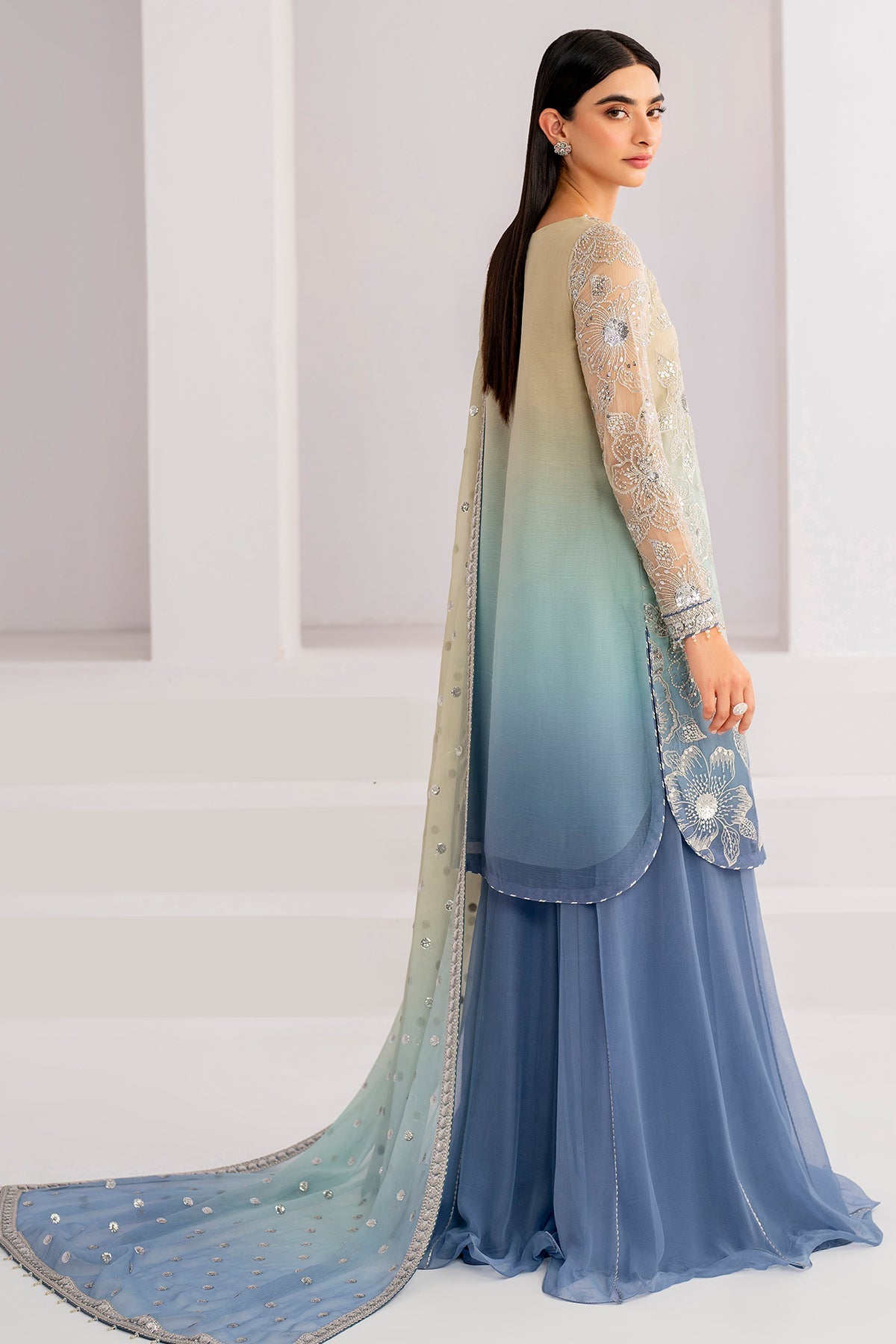 Chiffon Tie N Die 4 Piece Unstitched Dress- UC-3052