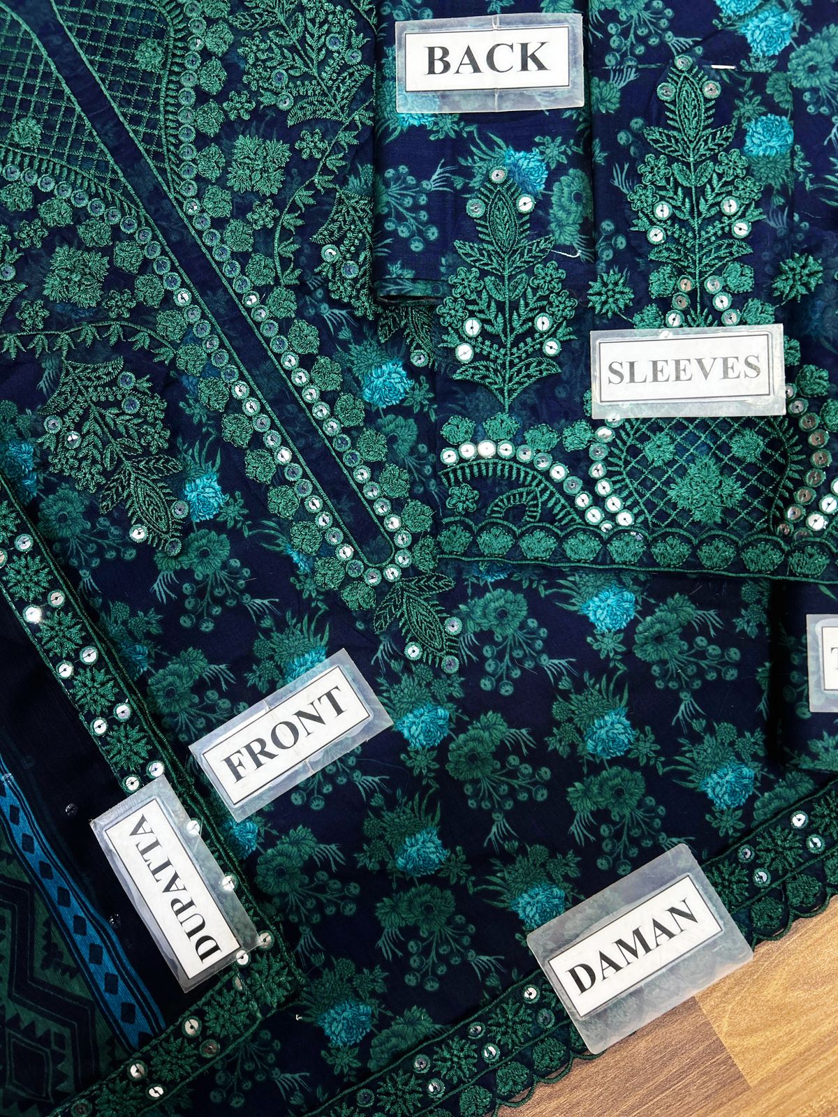 Mohagni - Luxury Lawn Embroidered 3 Piece Unstitched - BLS-55