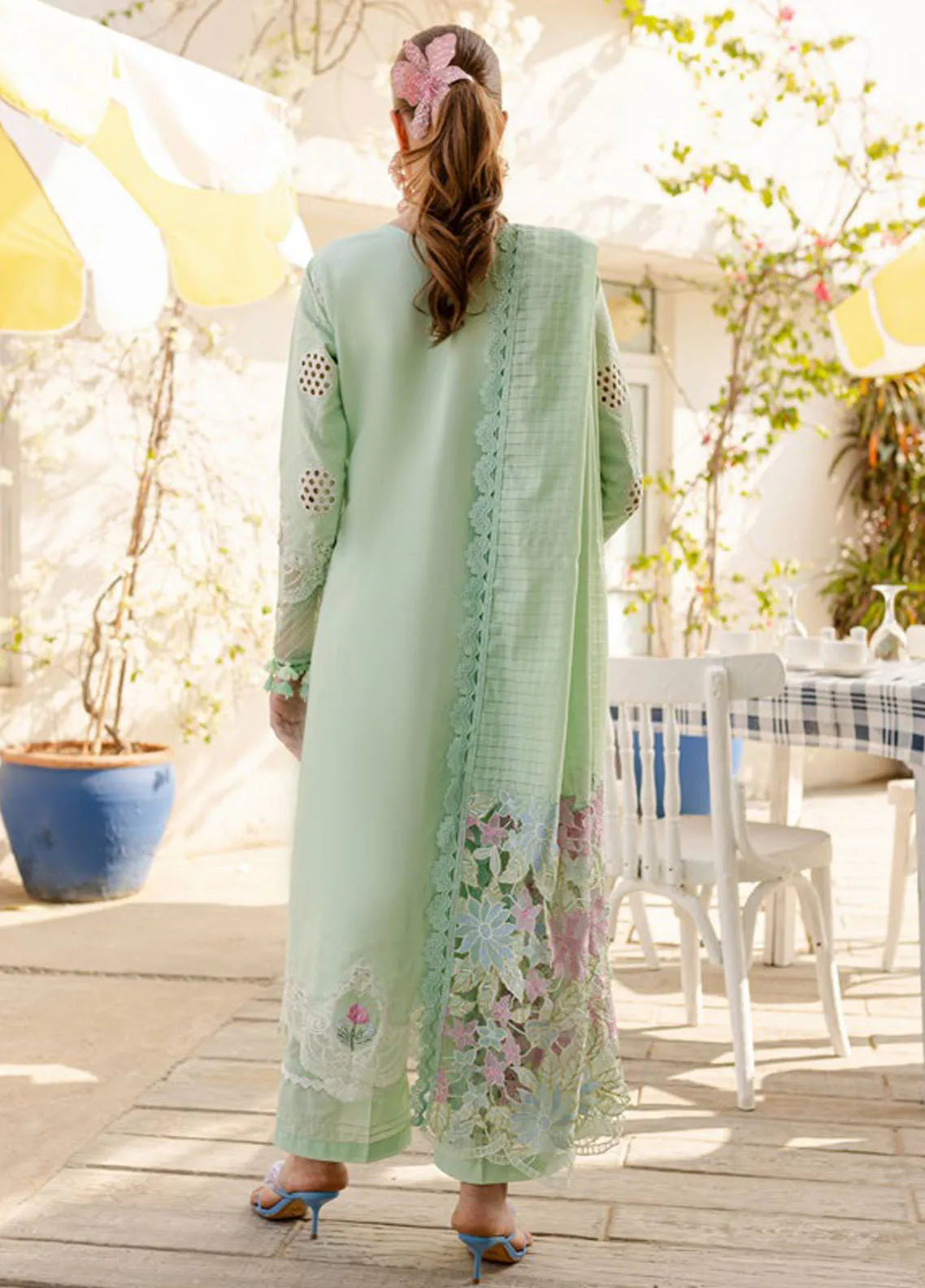 Pista Chicken Embroidered Lawn 3 Piece Unstitched Dress