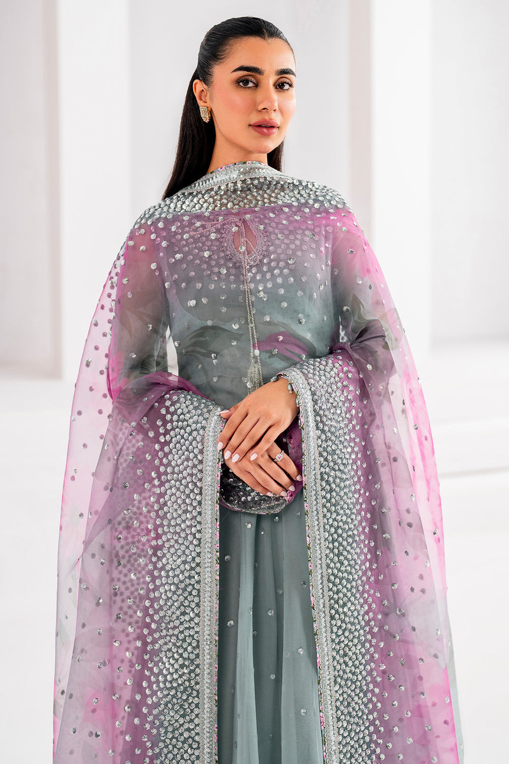 Wedding Collection Chiffon Maxi Embroidery Unstiched
