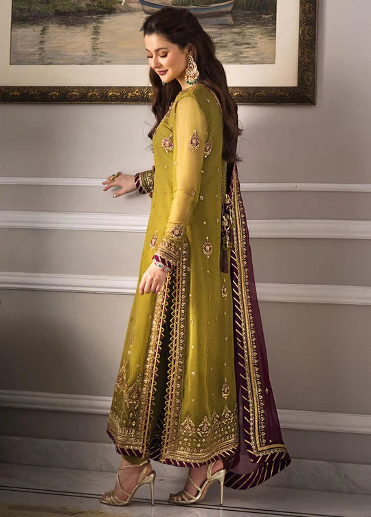 Green Chiffon Formal Collection - AJJ-HAPAR- Party Wear